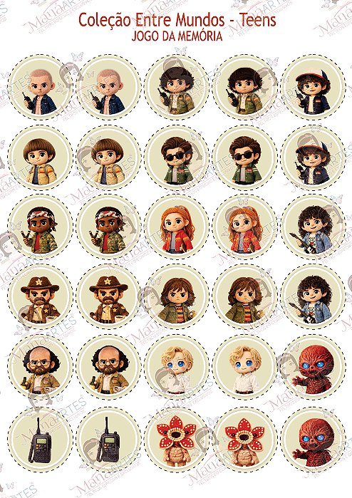 COLEÇÃO ENTRE MUNDOS - JOGO DA MEMÓRIA