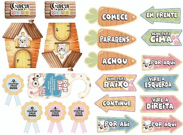 PAINEL PÁSCOA - CAÇA AOS OVOS