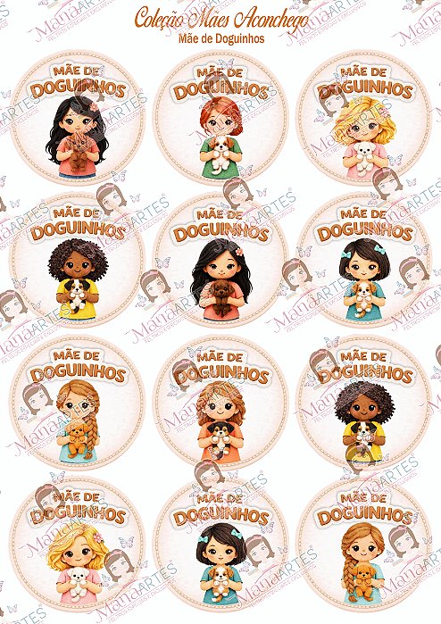 COLEÇÃO MÃES ACONCHEGO - MÃE DE DOGUINHOS