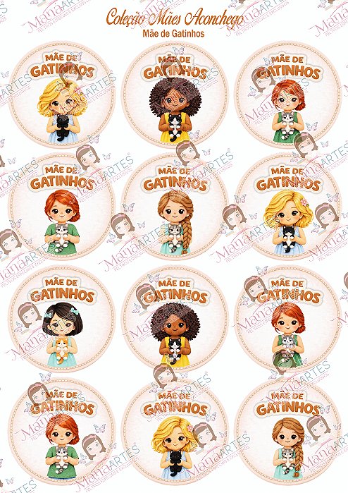 COLEÇÃO MÃES ACONCHEGO - MÃE DE GATINHOS