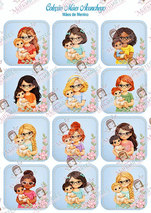 COLEÇÃO MÃES ACONCHEGO - MÃE DE MENINO