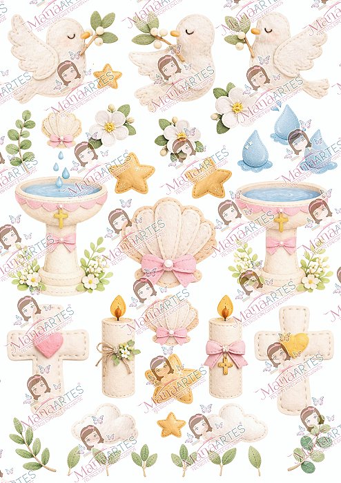 COLEÇÃO BATISMO ACONCHEGO - ROSA