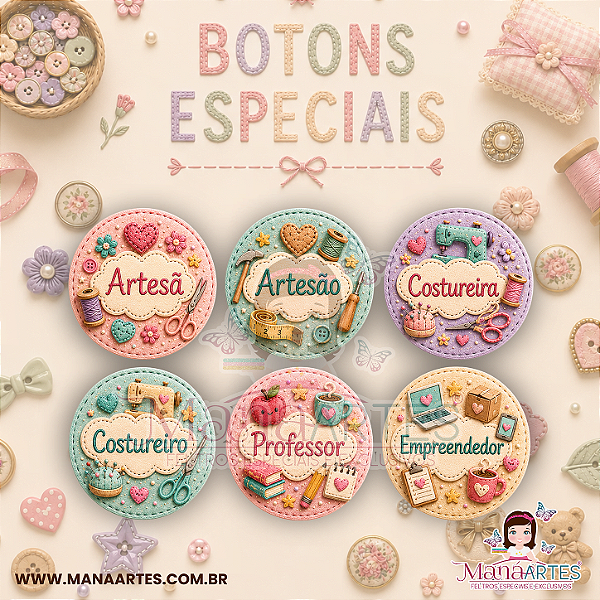BUTTON ESPECIAL PROFISSÕES