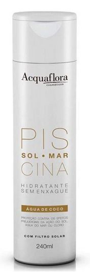 Hidratante Sem Enxágue Acquaflora Sol Mar Piscina 240ml