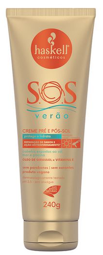 Creme de Pentear Haskell Sos Verão 240g
