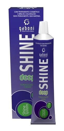 Tonalizante Deep Shine Gaboni 7.0 Louro 45g