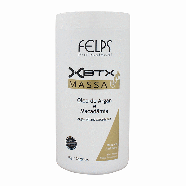 Máscara Felps Xbtx Tratamento Capilar em Massa Óleo de Argan e Macadâmia 1kg