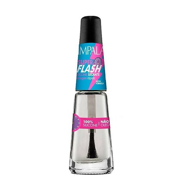 Esmalte Flash Impala Cuidados Especiais Silicone Secante 7,5ml