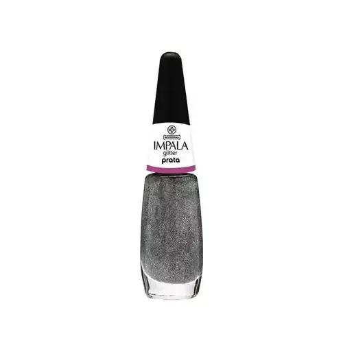 Esmalte Impala Glitte Prata 7,5ml