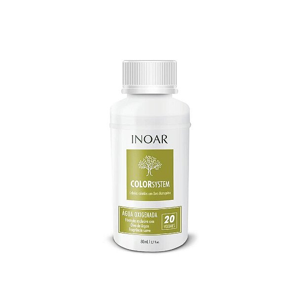 Água Oxigenada Inoar Color System 20 Volumes 80ml