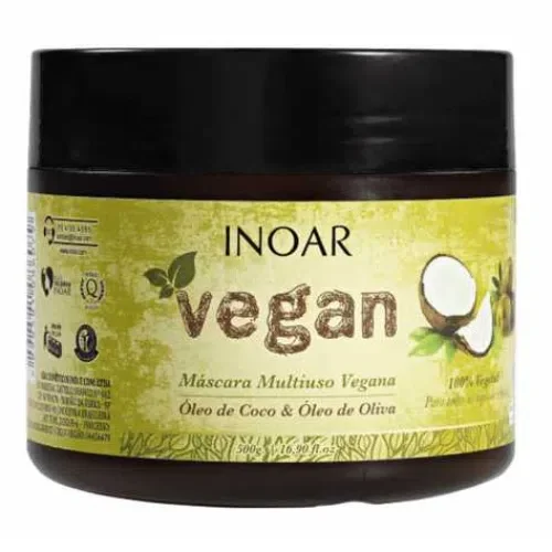 Máscara Inoar Vegan Óleo de Coco e Óleo de Oliva 500g