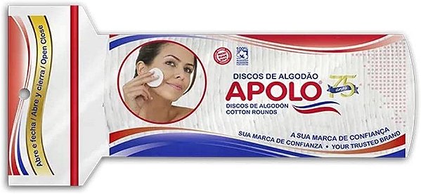 Algodão Apolo Discos Facial 35g