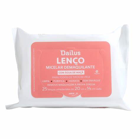 Lenço Micelar Demaquilante Dailus