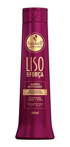 Shampoo Haskell Liso Com Forca 500ml