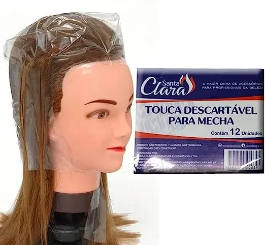 Touca Descartável Para Mechas 12un. Ref. 39 Santa Clara
