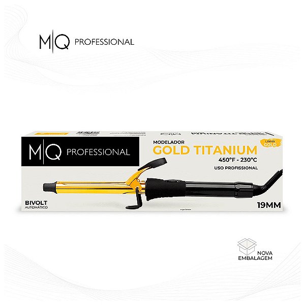 MQ Modelador Gold Titanium 19mm Bivolt