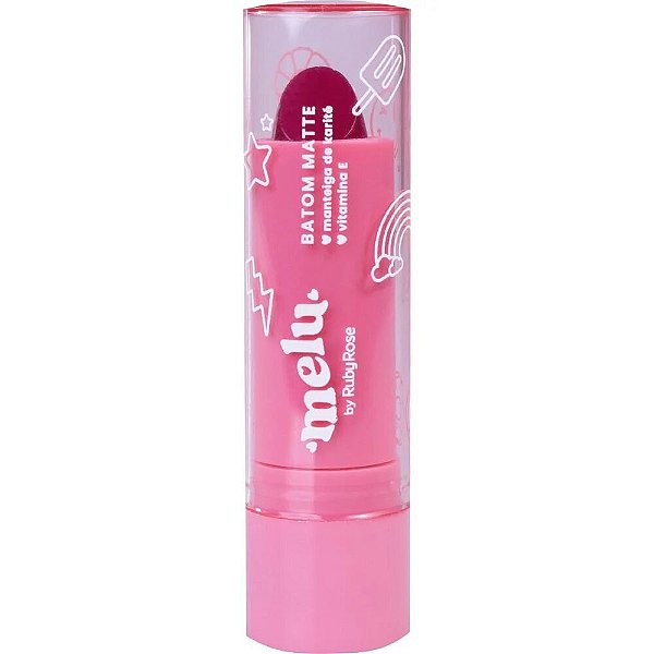 Melu by Ruby Rose Batom Matte Cor Raspberry CM05