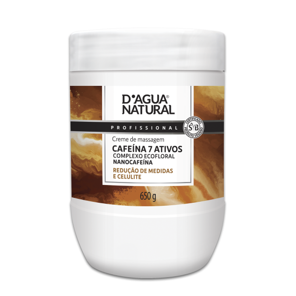 Creme Massagem Cafeina 7 Ativos 650g