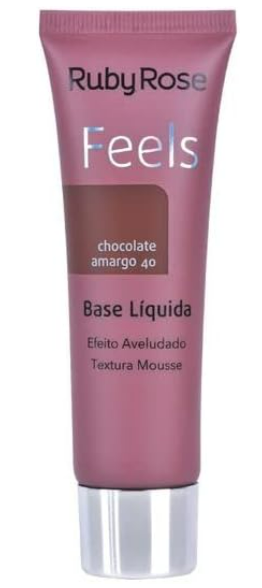 BASE FEELS CHOCOLATE AMARGO 40 - RUBY ROSE