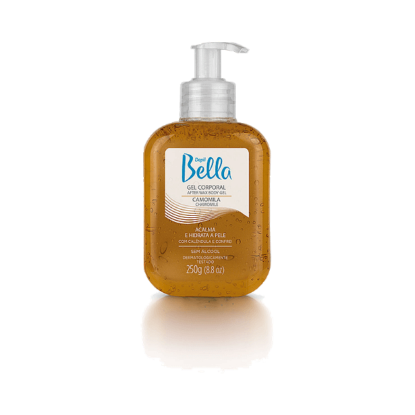 Gel Corporal Com Camomila/Calêndula e Confrei 250G Depil Bella