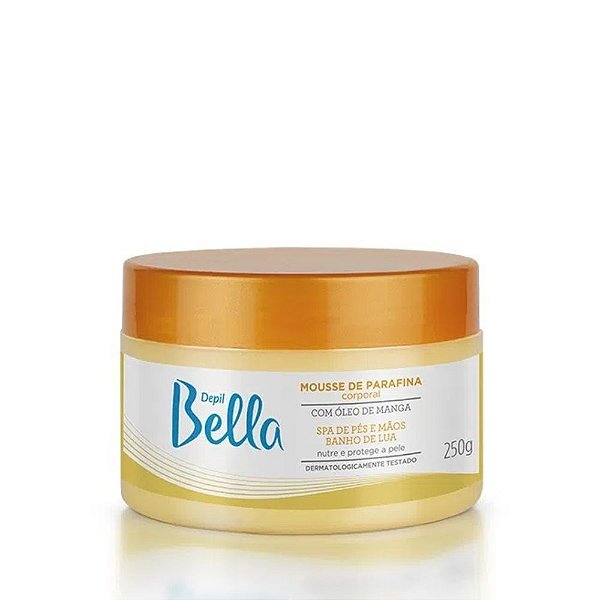 Mousse De Parafina Corporal Óleo De Manga 250G Depil Bella
