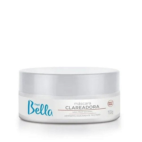 Máscara Clareadora Argila Branca E Rosa Mosqueta 150G Depil Bella