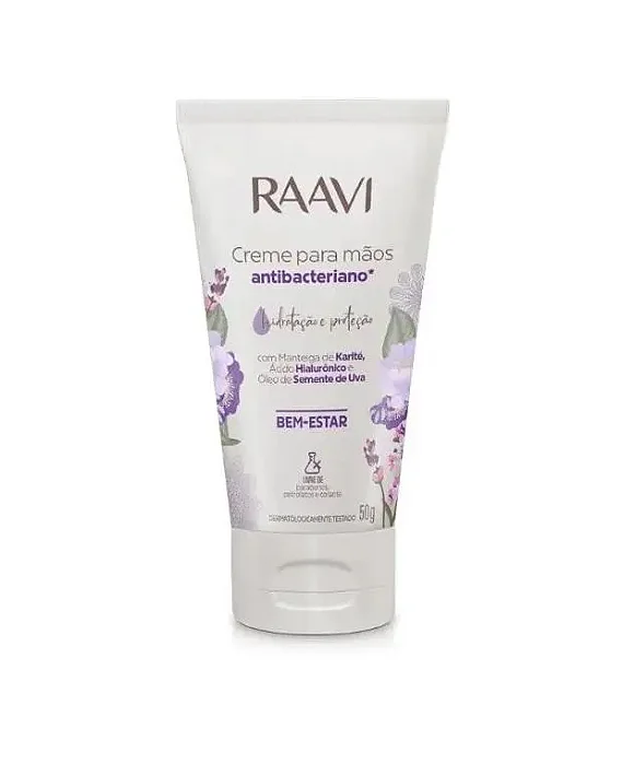 Creme de Mãos Antib. Bem Estar Raavi 50G