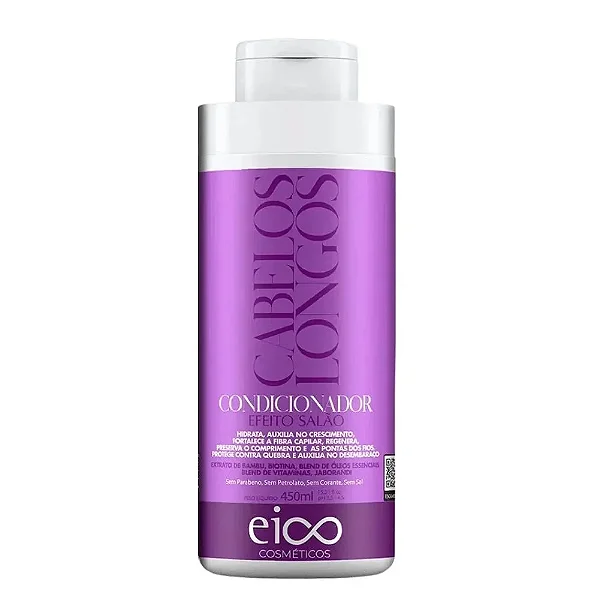 Condicionador Cabelos Longos Eico 450Ml