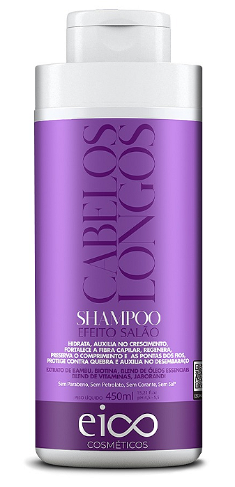 Shampoo Cabelos Longos 450ML Eico