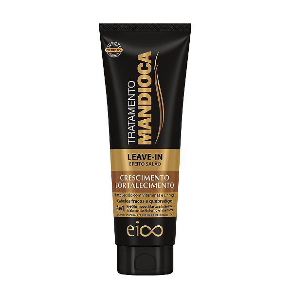 Leave-in Efeito Salão Mandioca Eico 200ML