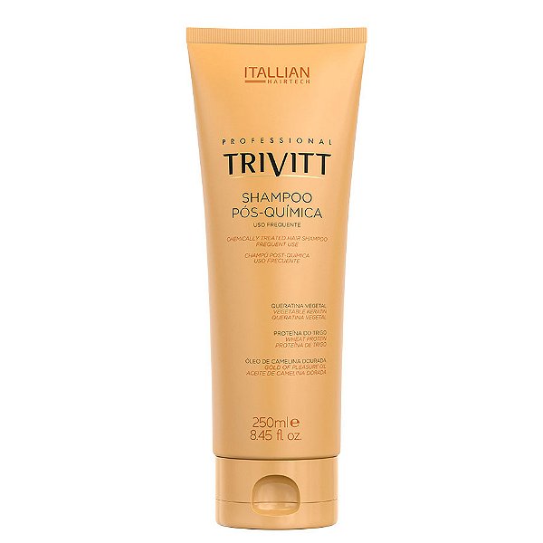 Shampoo Trivitt Pós Química Uso Frequente 250ML Itallian Hairtech