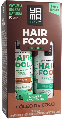 Kit Hair Food Coconut SH.+COND. Yamá