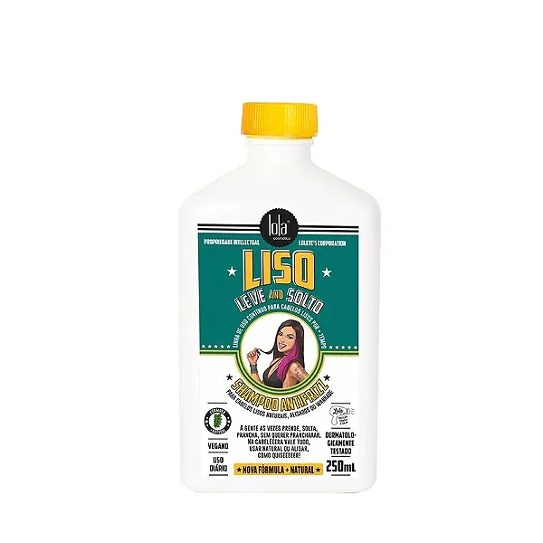 Shampoo Liso Leve e Solto 250ML LOLA