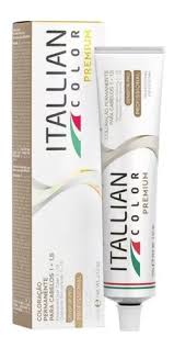 Tinta Capilar Color Premium 6.1 Louro Escuro Cinza 60g - Itallian Hairtech
