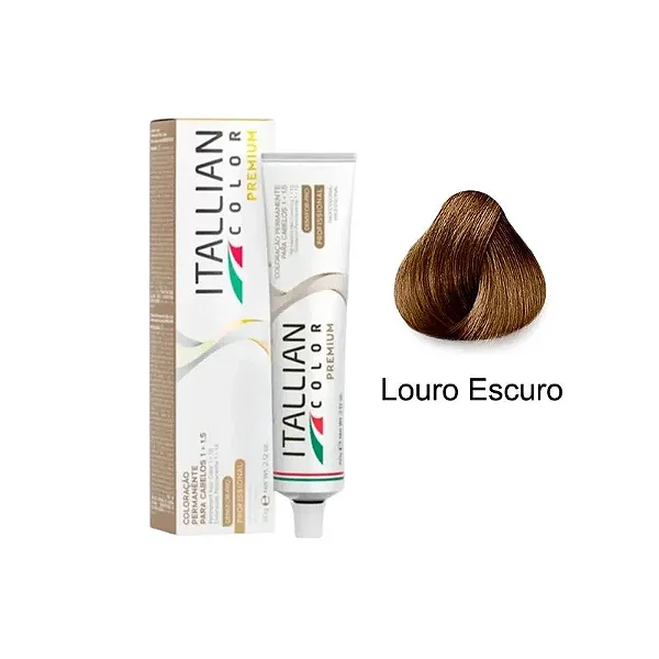 Coloração Color Premium 7.00 60g Itallian Hairtech