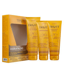 Kit de Tratamento Capilar  Trivitt Homecare com Hidratação Profunda - Itallian Hairtech