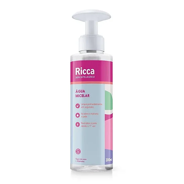 Água Micelar Ricca 200Ml REF. 3775