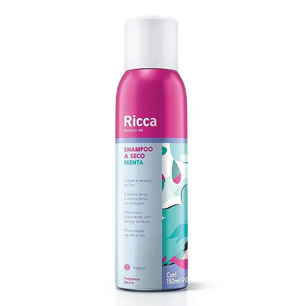 Shampoo a Seco Menta 150Ml Ref.2850 Ricca