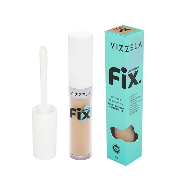Corretivo Líquido Fix Cor 04 Vizzela