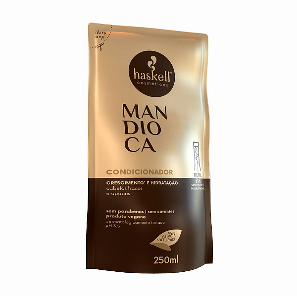 Condicionador Refil Mandioca Haskell 250Ml