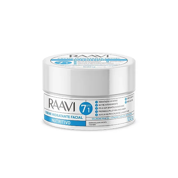 Creme Hidratante Facial Nutritivo Raavi 100G