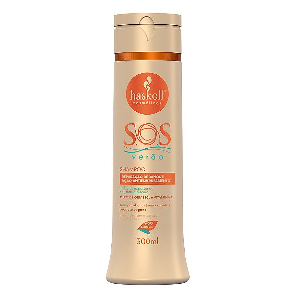 Shampoo Pós Sol SOS Verão Haskell 300Ml