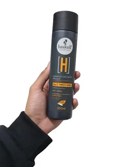 Shampoo Pra Ele Cabelo E Barba 250Ml Haskell