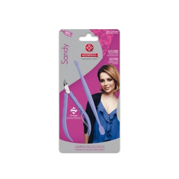 Alicate Cuticula + Duplex Sandy Lilas Ref. 756