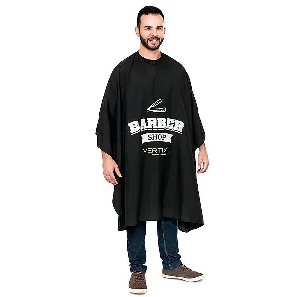 Capa Corte Masculina Preta Vertix Ref. 3160