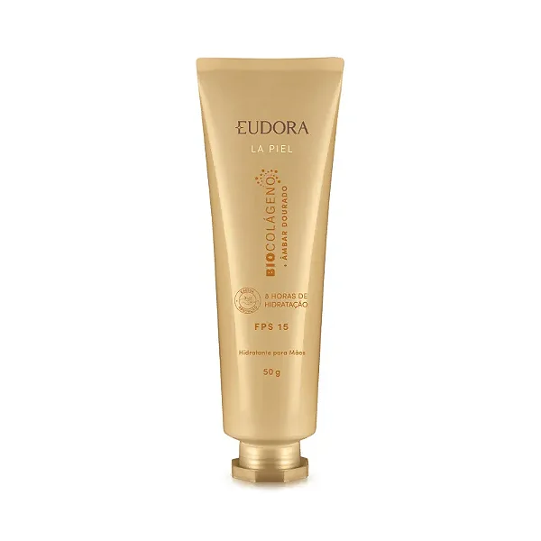 Creme Mãos La Piel Ambar Dourado Fps15 Eudora 50G