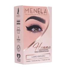 Kit Henna Menela Loiro Escuro Menela
