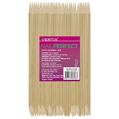 Palito Bambu Vertix 13Cm 50Un.