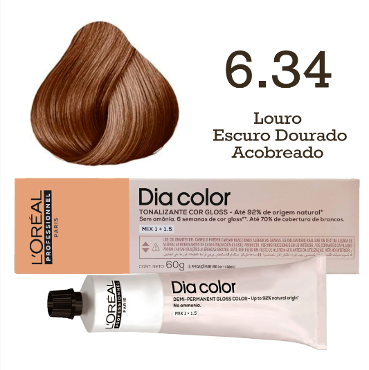 Tonalizante Dia Color 6.34 L'oreal 60G