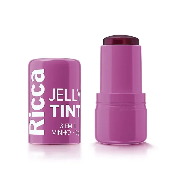Jelly Tint 3 Em 1 Vinho 5G Ricca